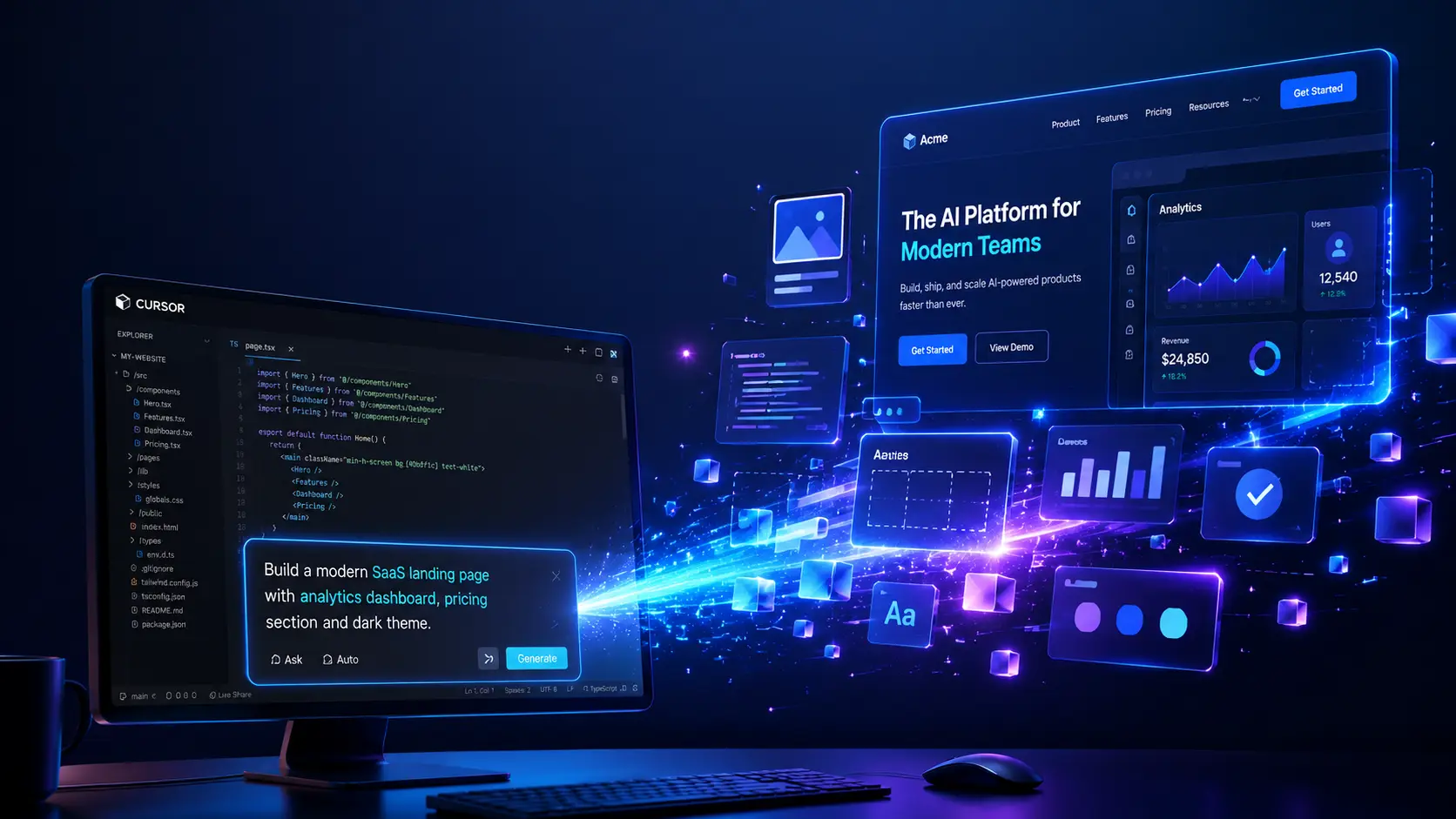Cursor ile İlk Web Sitenizi Yapın: Adım Adım Rehber