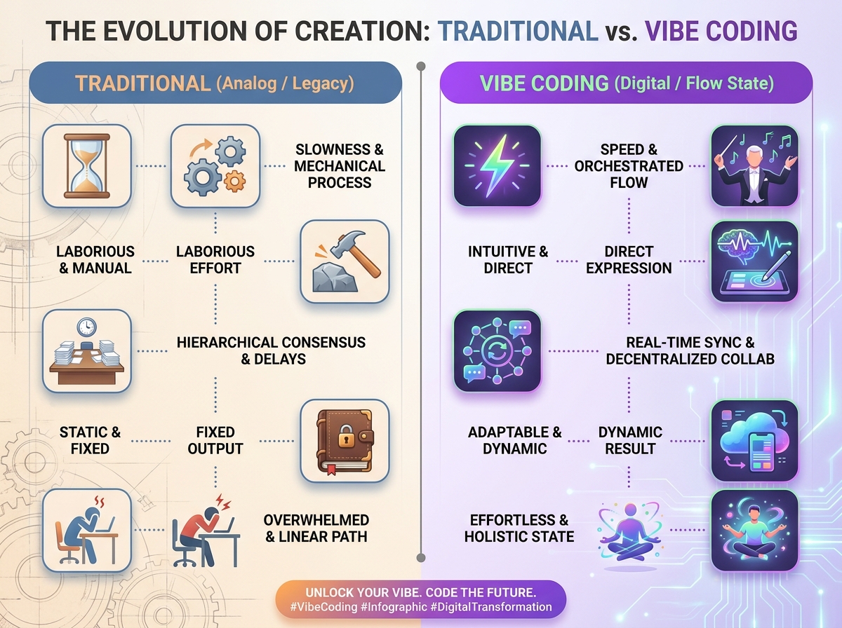 Geleneksel Kodlama vs Vibe Coding