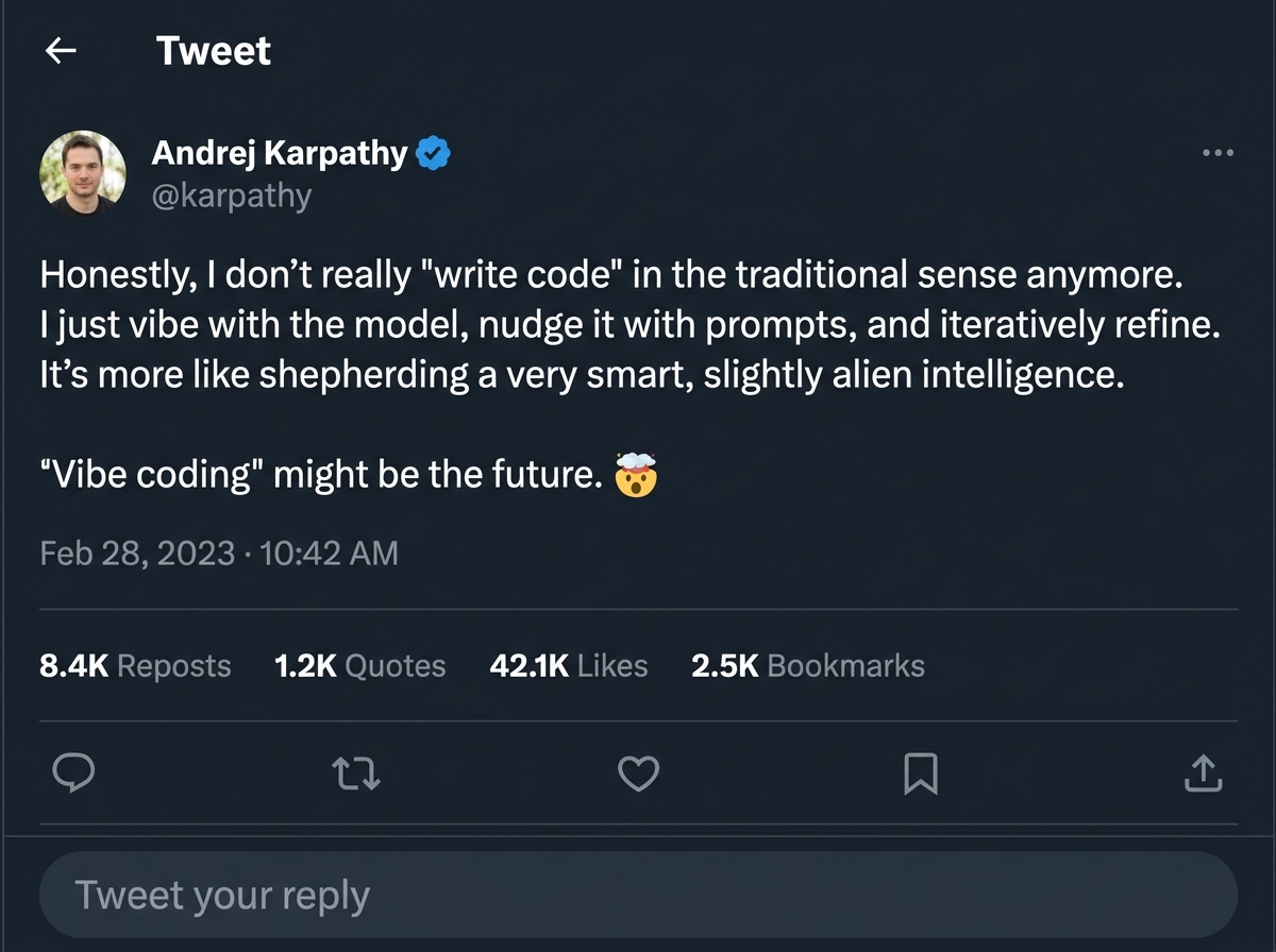Karpathy X gönderisi
